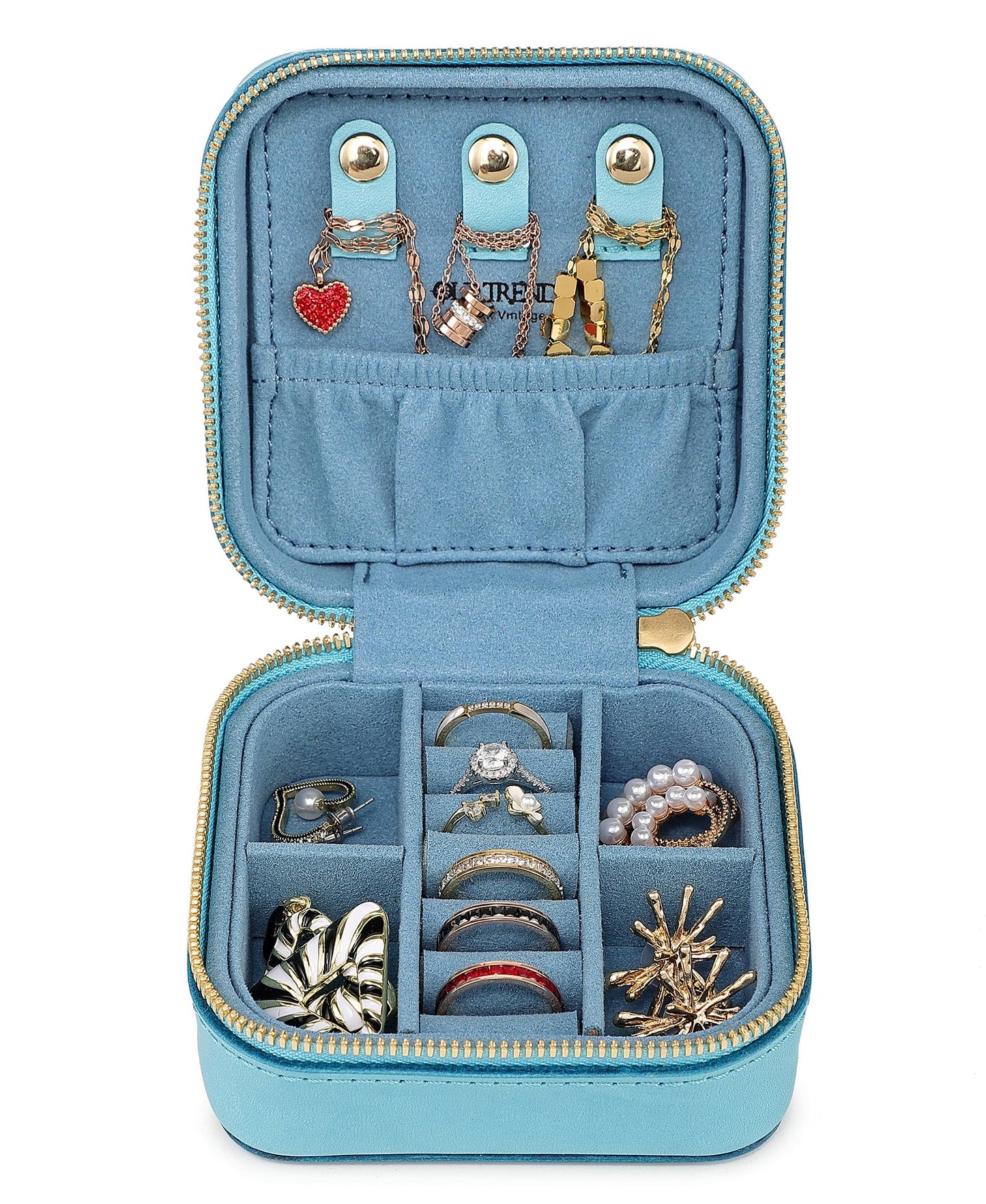 Leather Jewelry Box - Square