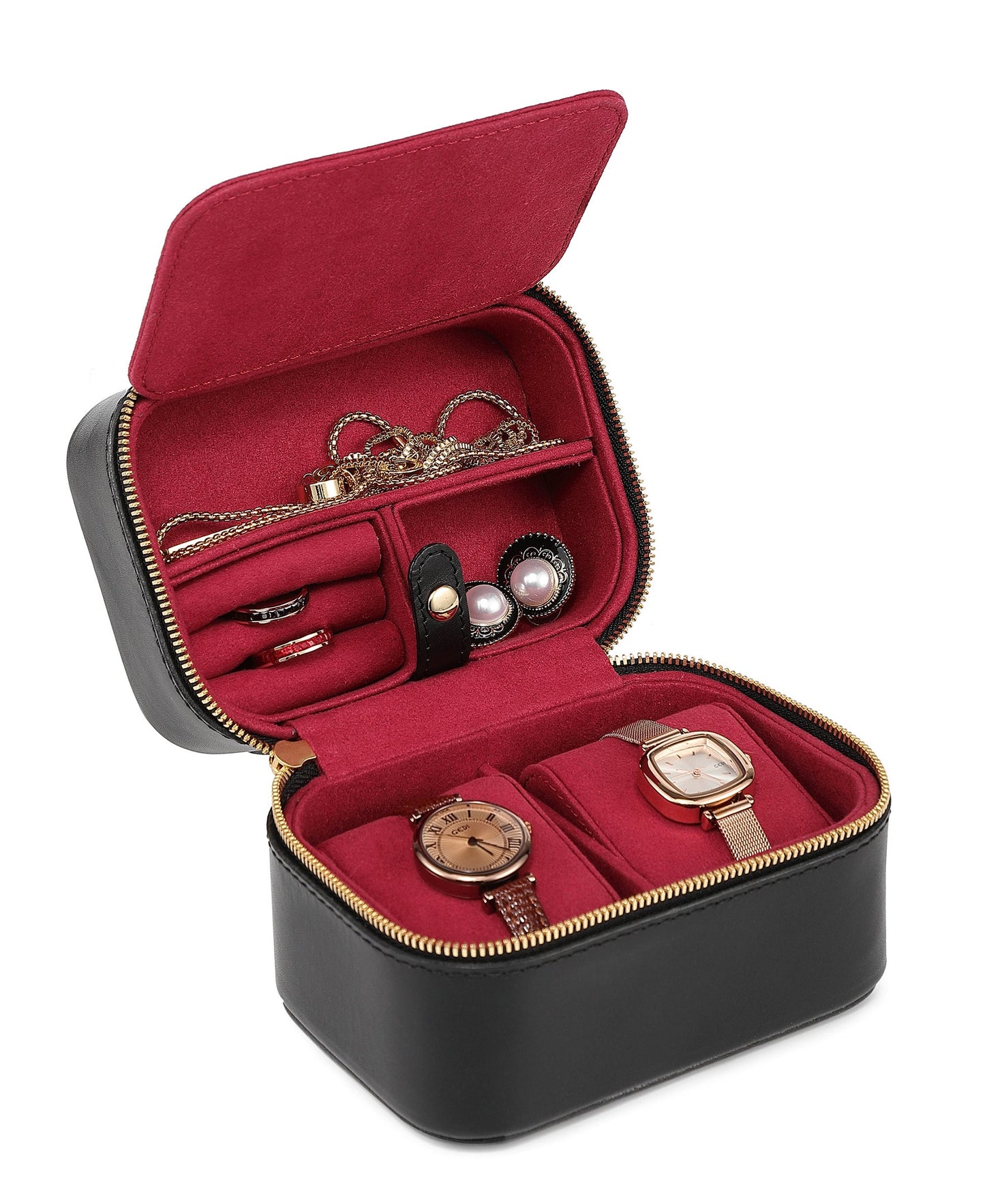 Leather Jewelry & Watch Box