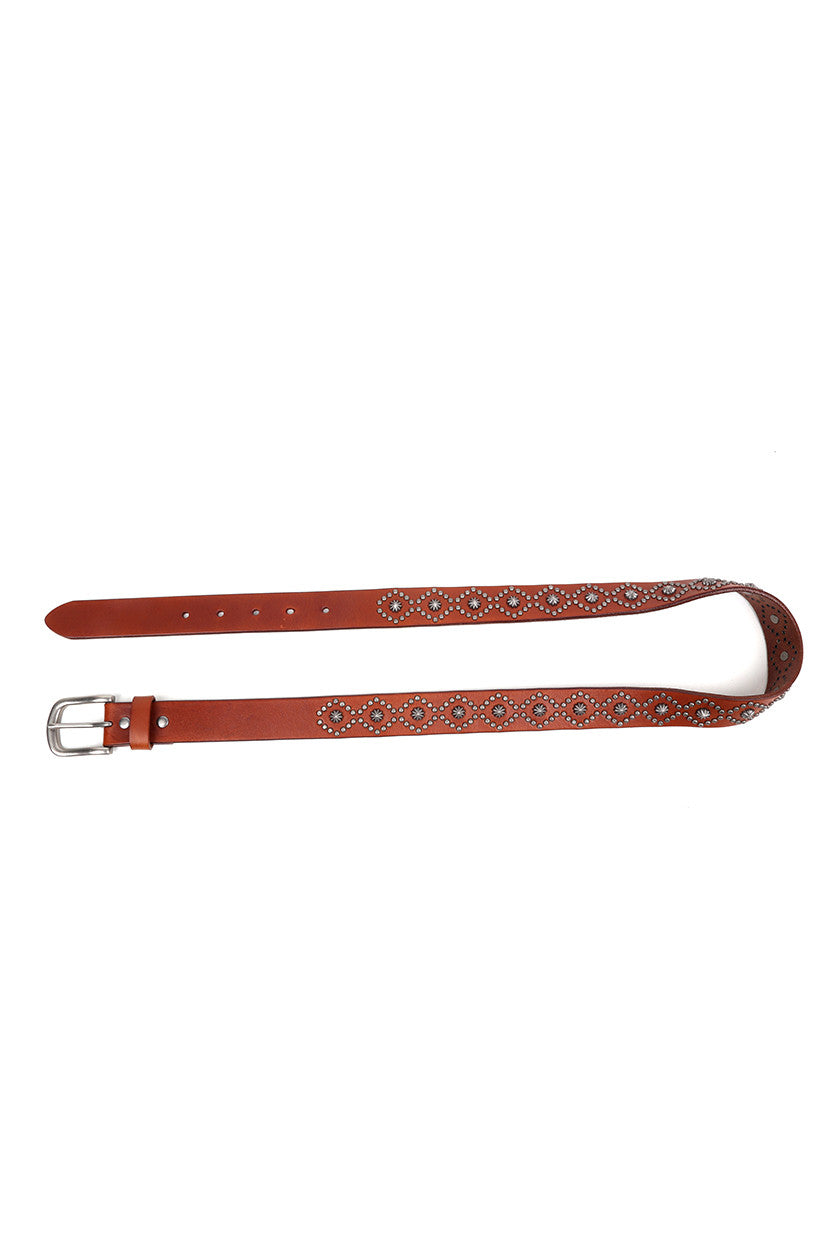 Sunburst Leather Belt