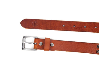 Stud Leather Belt