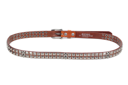 Lizzy Brown Leather Belt