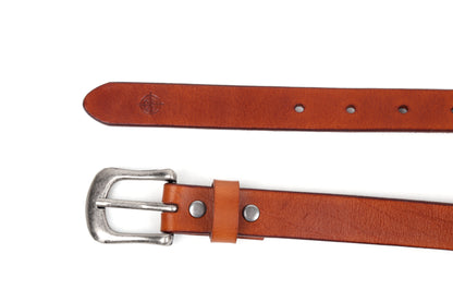 Lizzy Brown Leather Belt