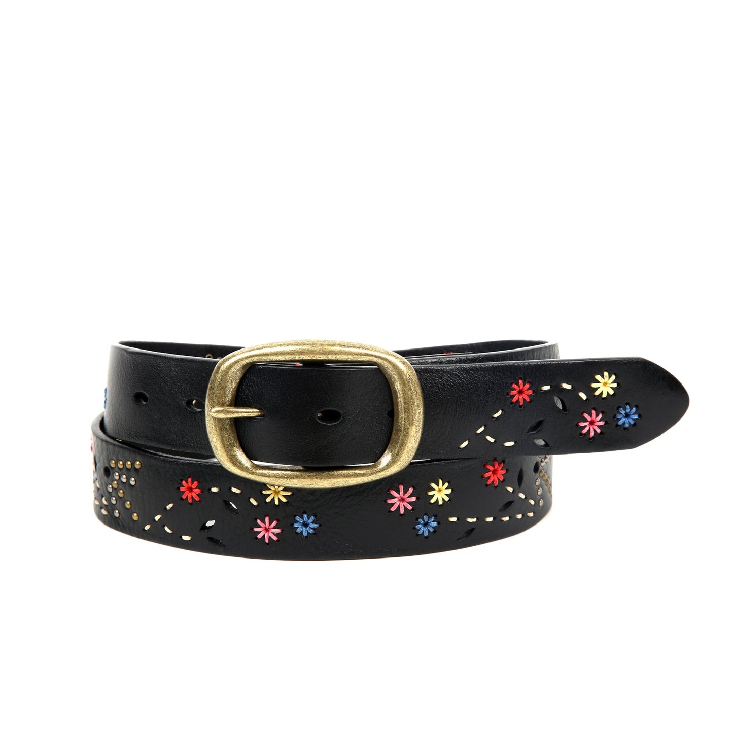 Blossom Leather Belt