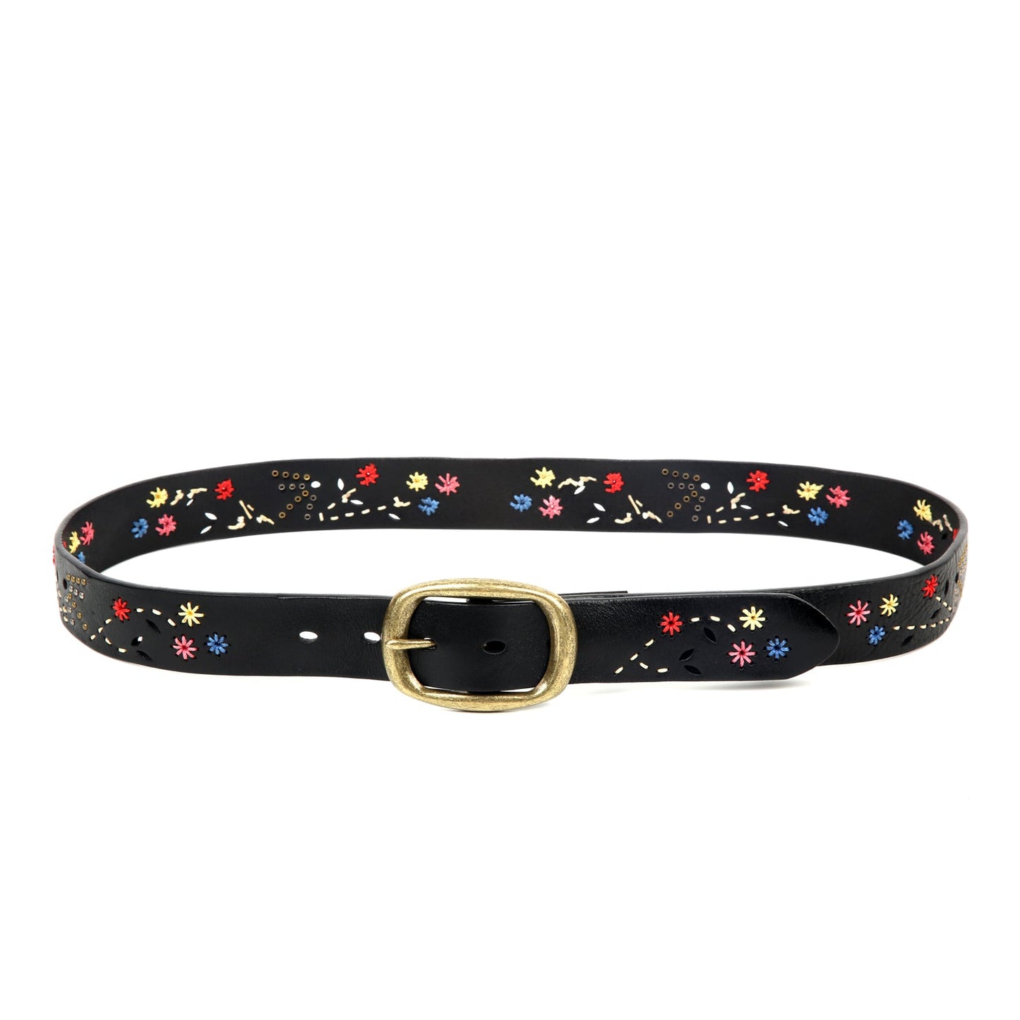 Blossom Leather Belt