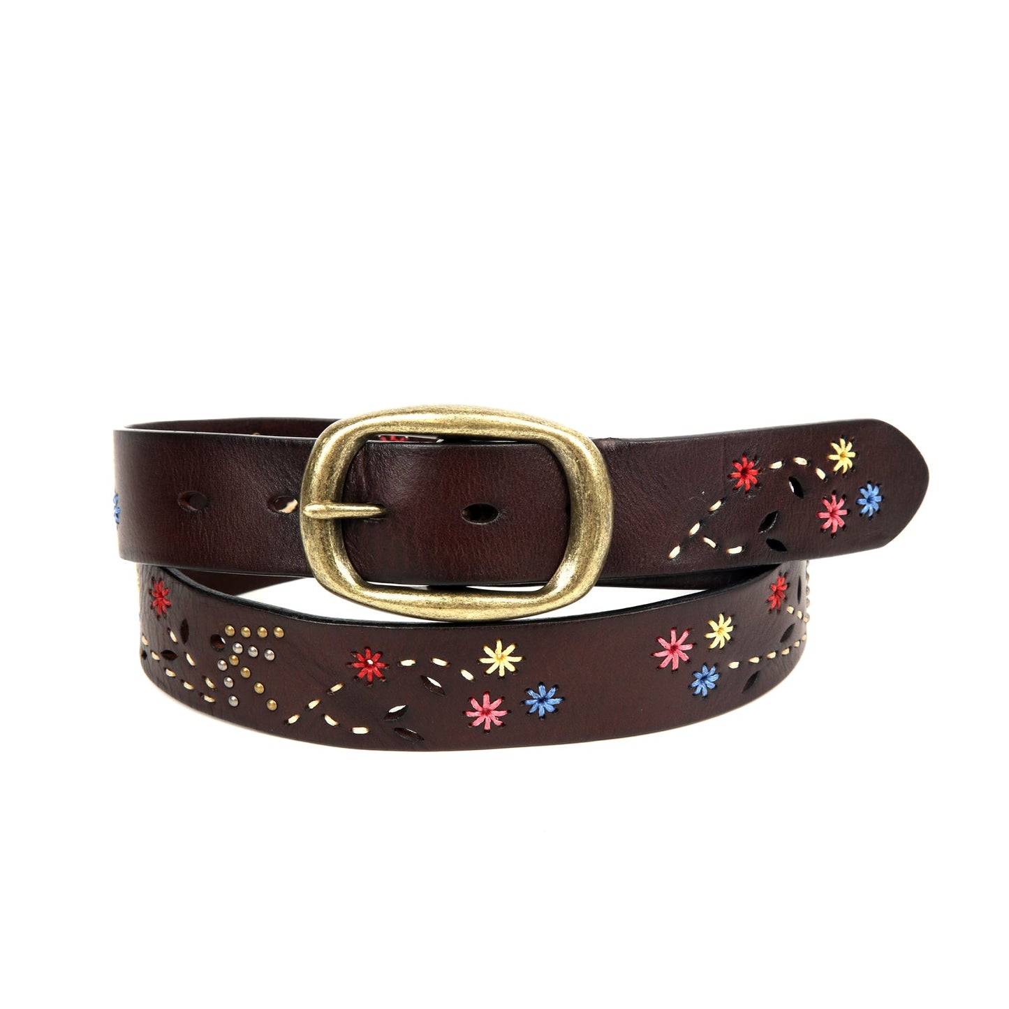 Blossom Leather Belt