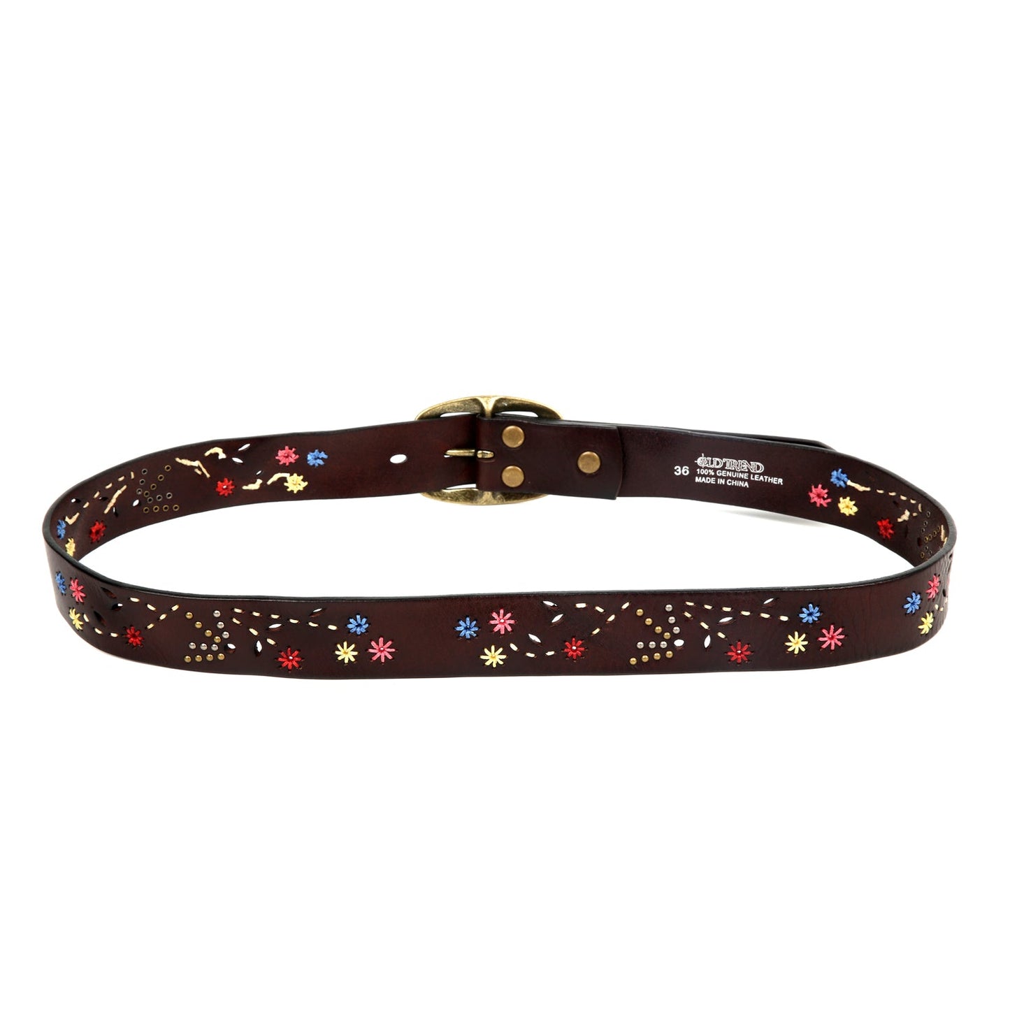 Blossom Leather Belt