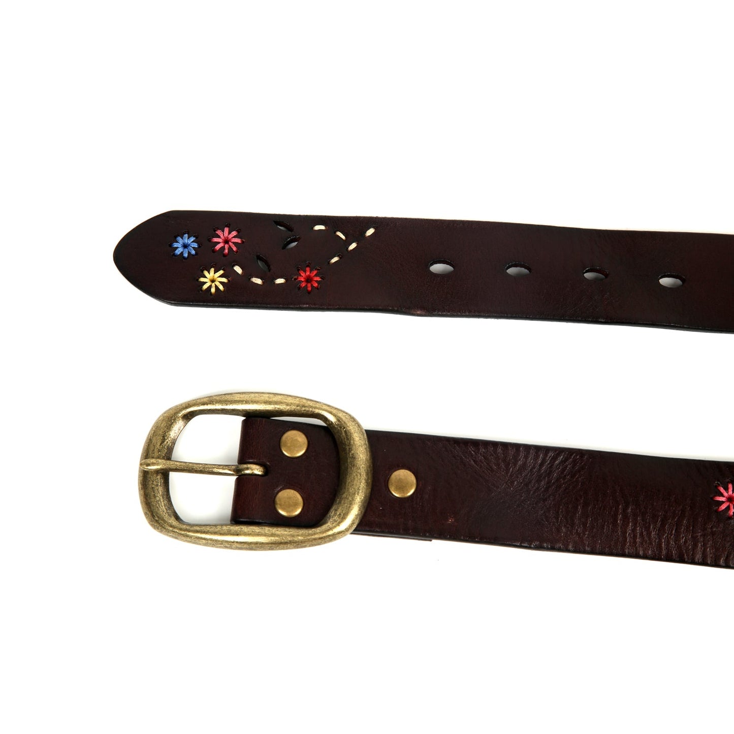 Blossom Leather Belt