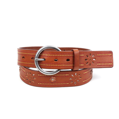 Blossom Valley Leather Belt